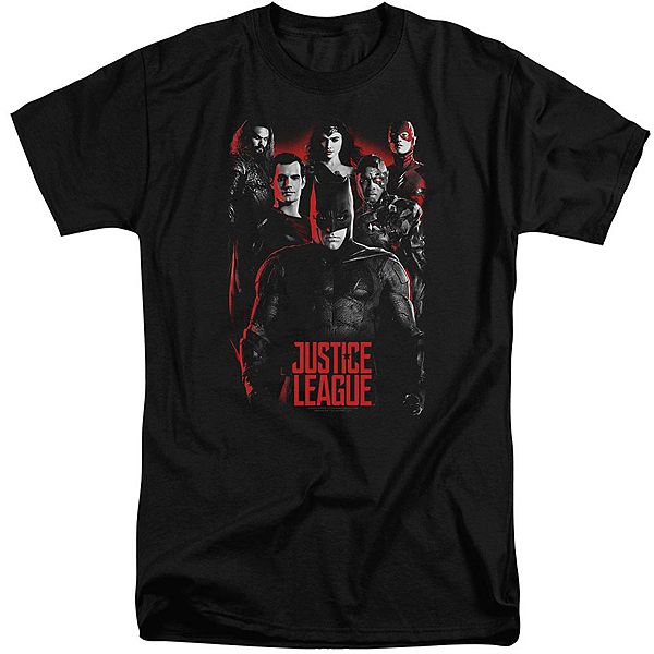 

Футболка Justice League The League с коротким рукавом для взрослых, высокая Licensed Character