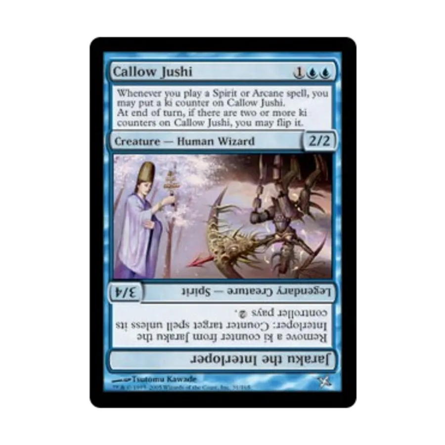 

CCG Кэллоу Джуши // Джараку Незваный гость (U), MTG - Betrayers of Kamigawa