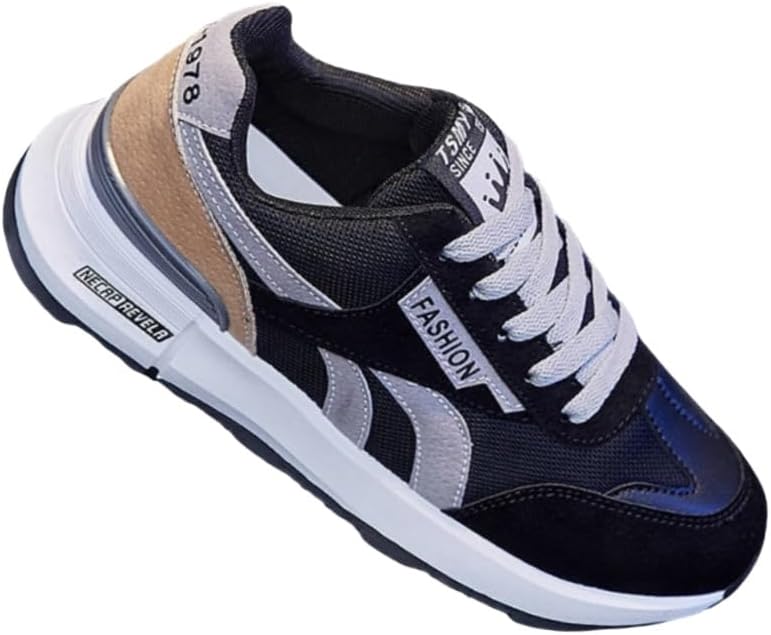 

Мужские модные повседневные кроссовки Clolinde, дышащие, комфортные, спортивные кроссовки для бега, черный