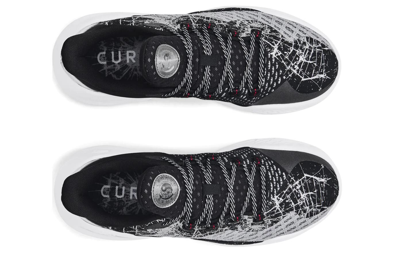 Баскетбольные кроссовки Under Armour Curry 11 мужские, Белый/Черный/Серый — фото 4