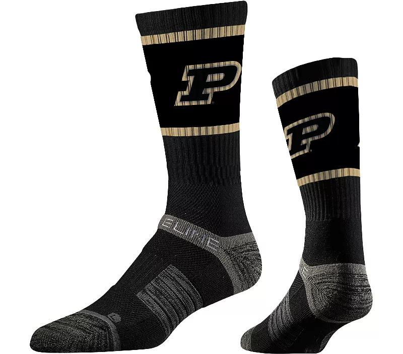 

Носки для экипажа с логотипом Strideline Purdue Boilermakers