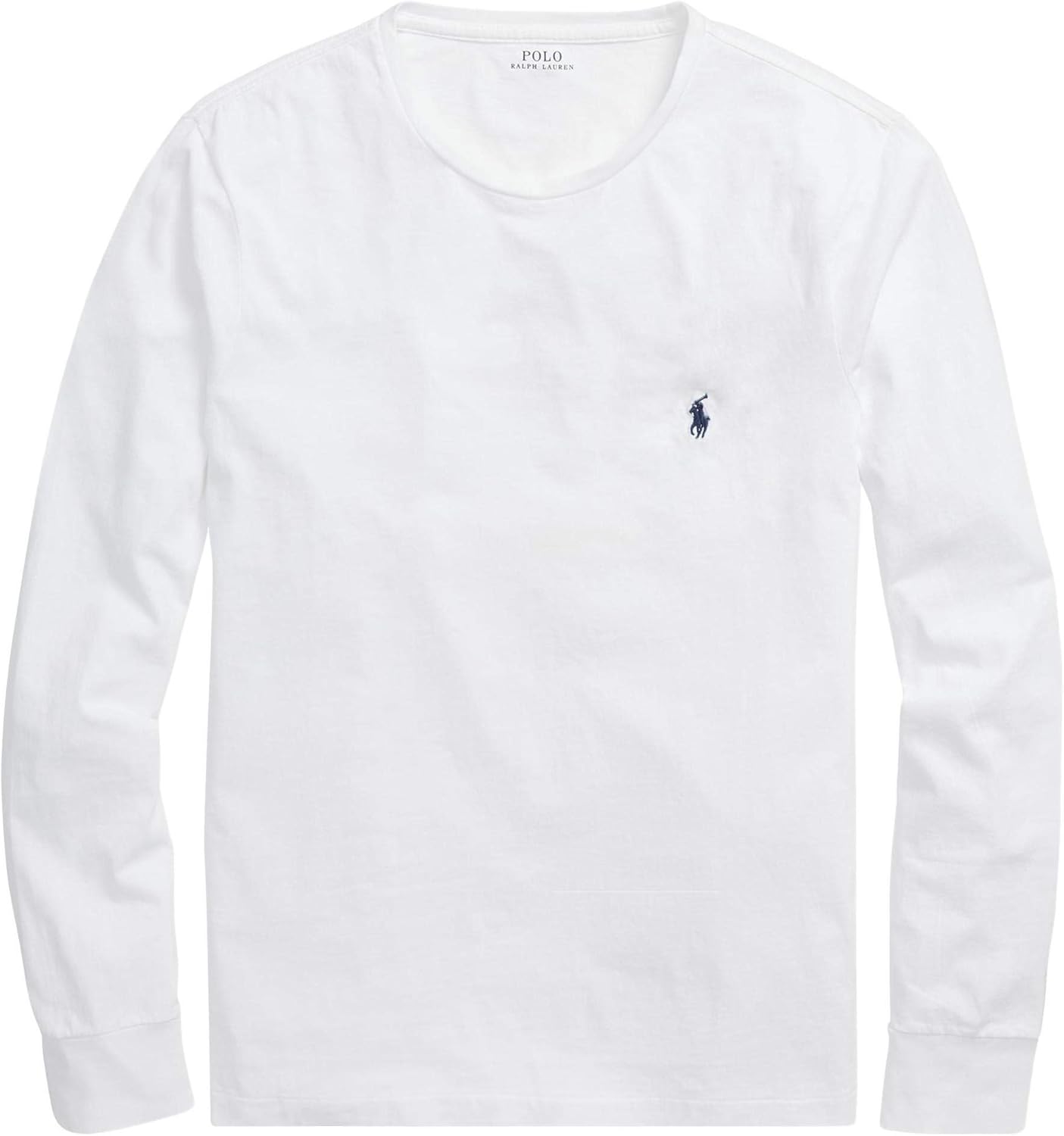 

POLO RALPH LAUREN Мужская футболка с длинным рукавом Classic Fit Soft Touch, Basic White, Белый, POLO RALPH LAUREN Мужская футболка с длинным рукавом Classic Fit Soft Touch, Basic White
