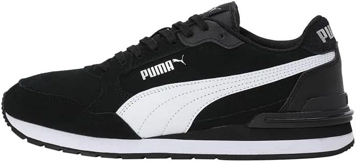 Кроссовки Puma Unisex St Runner V4 SD, 01 Black White Silver — фото 3