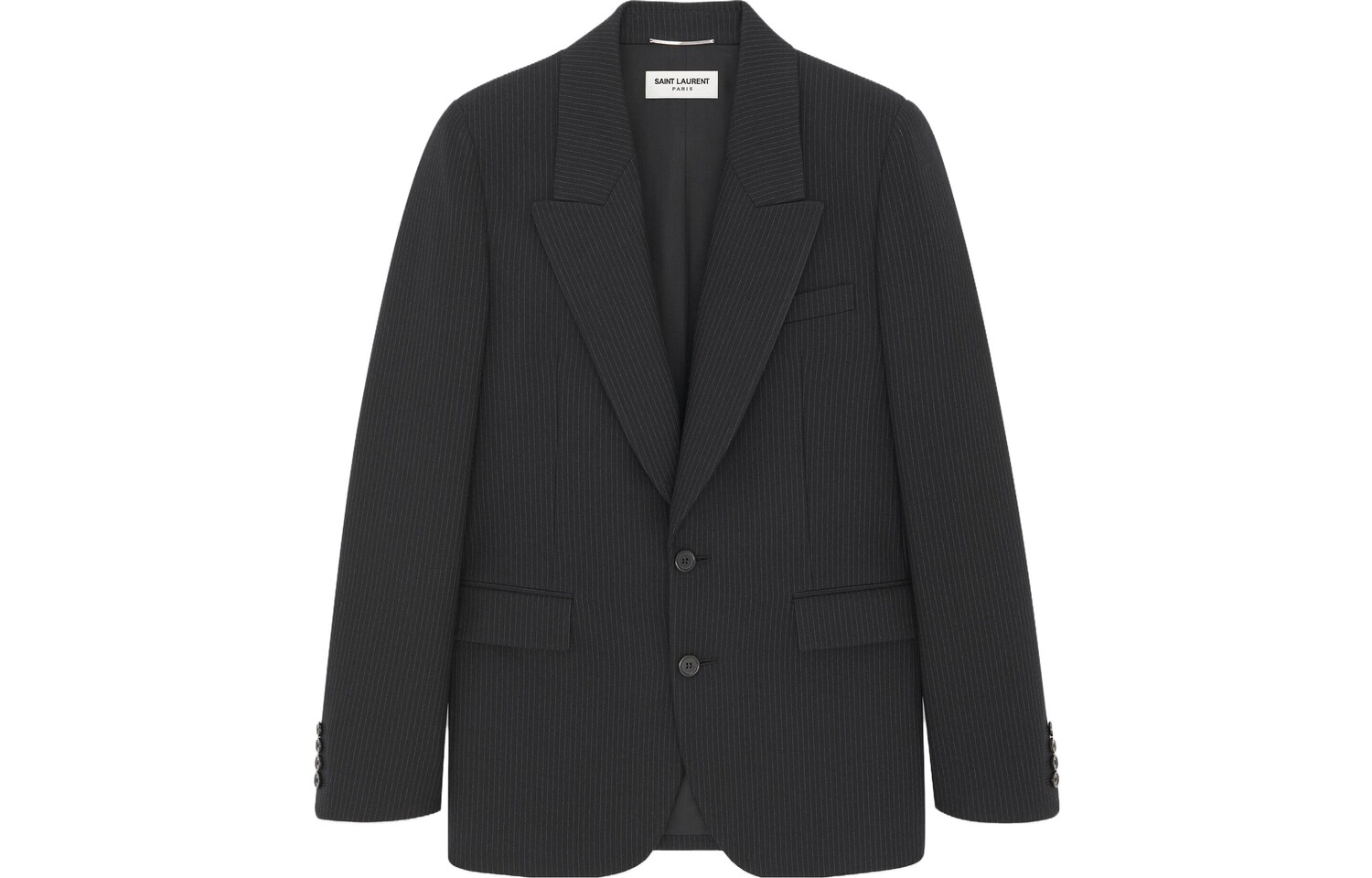 

Деловой костюм мужской черный Saint Laurent, черный