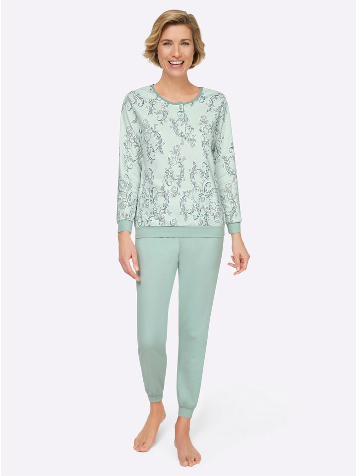 

WITT WEIDEN Пижама цвета лайма и мяты