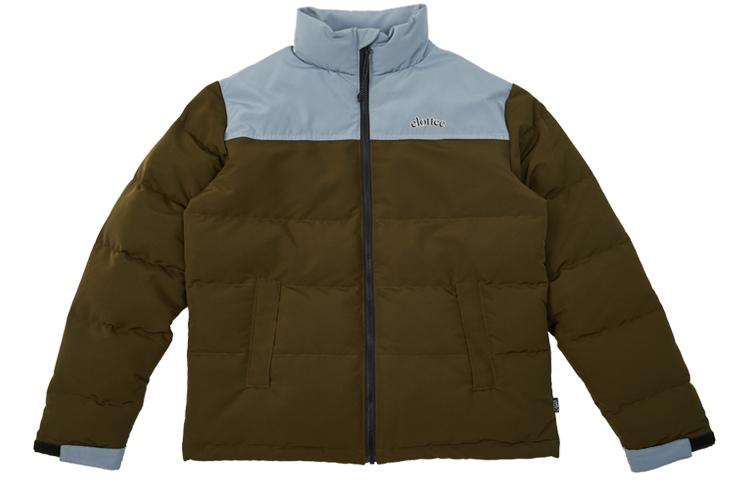 

Clot Зимняя пуховая куртка унисекс, зеленая