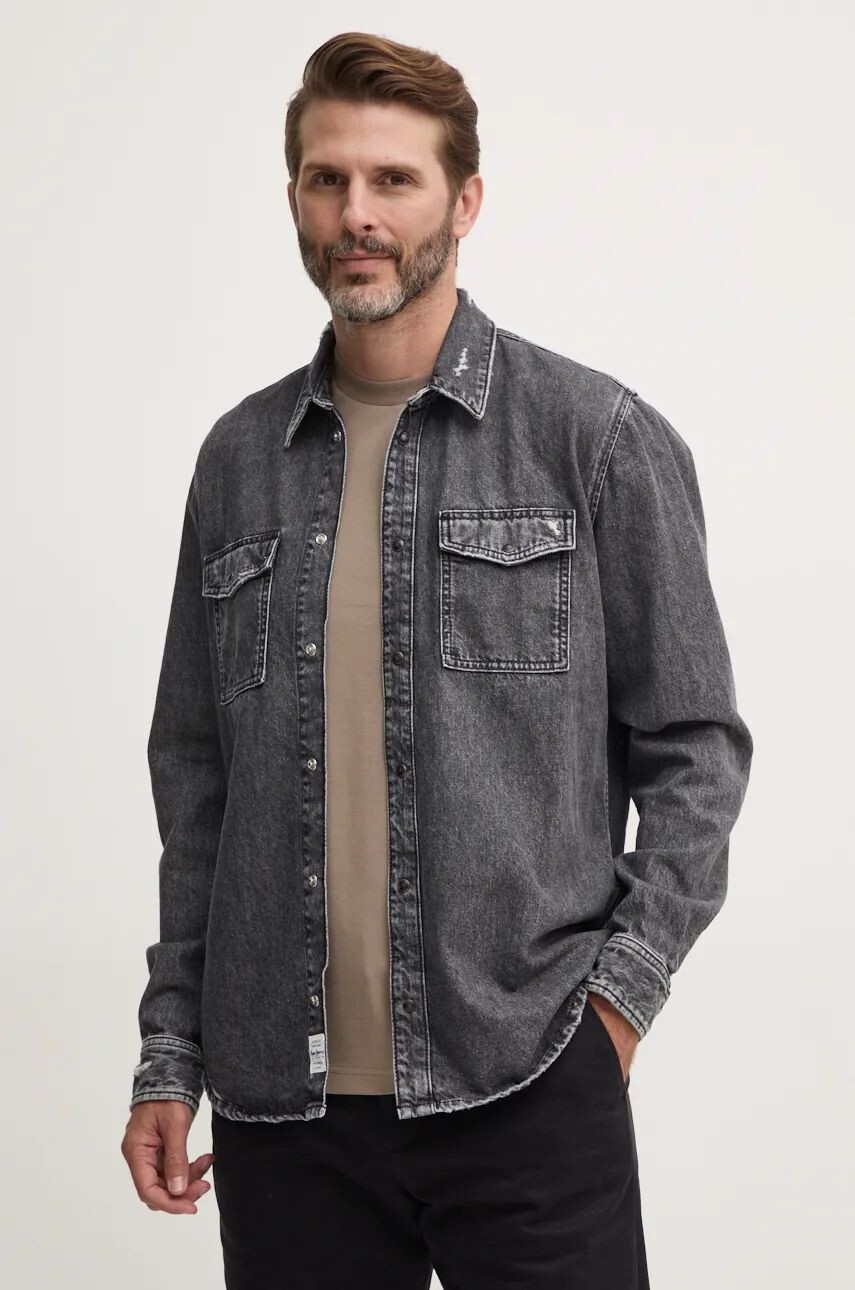 

Джинсовая рубашка Pepe Jeans BROOKS, серый