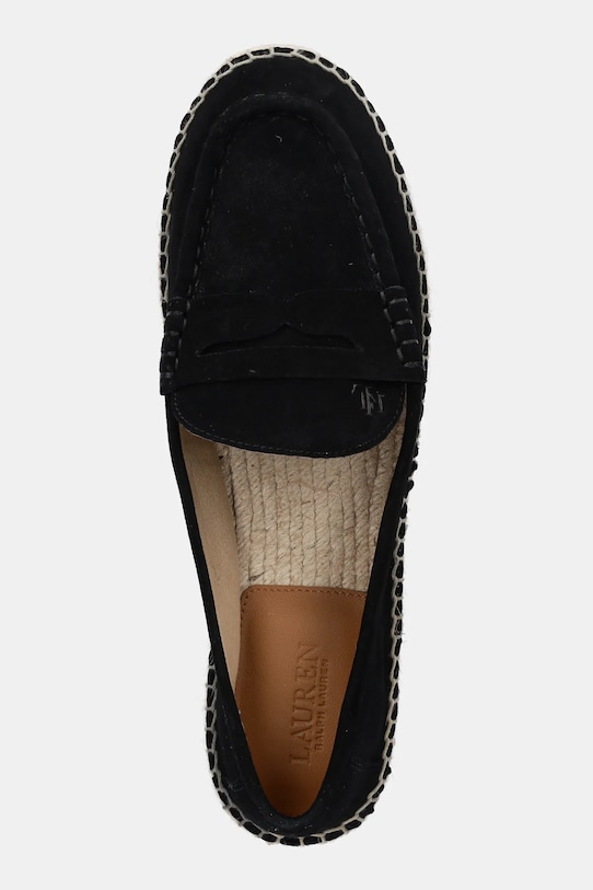 Замшевые эспадрильи Luize Loafer Lauren Ralph Lauren, черный — фото 4