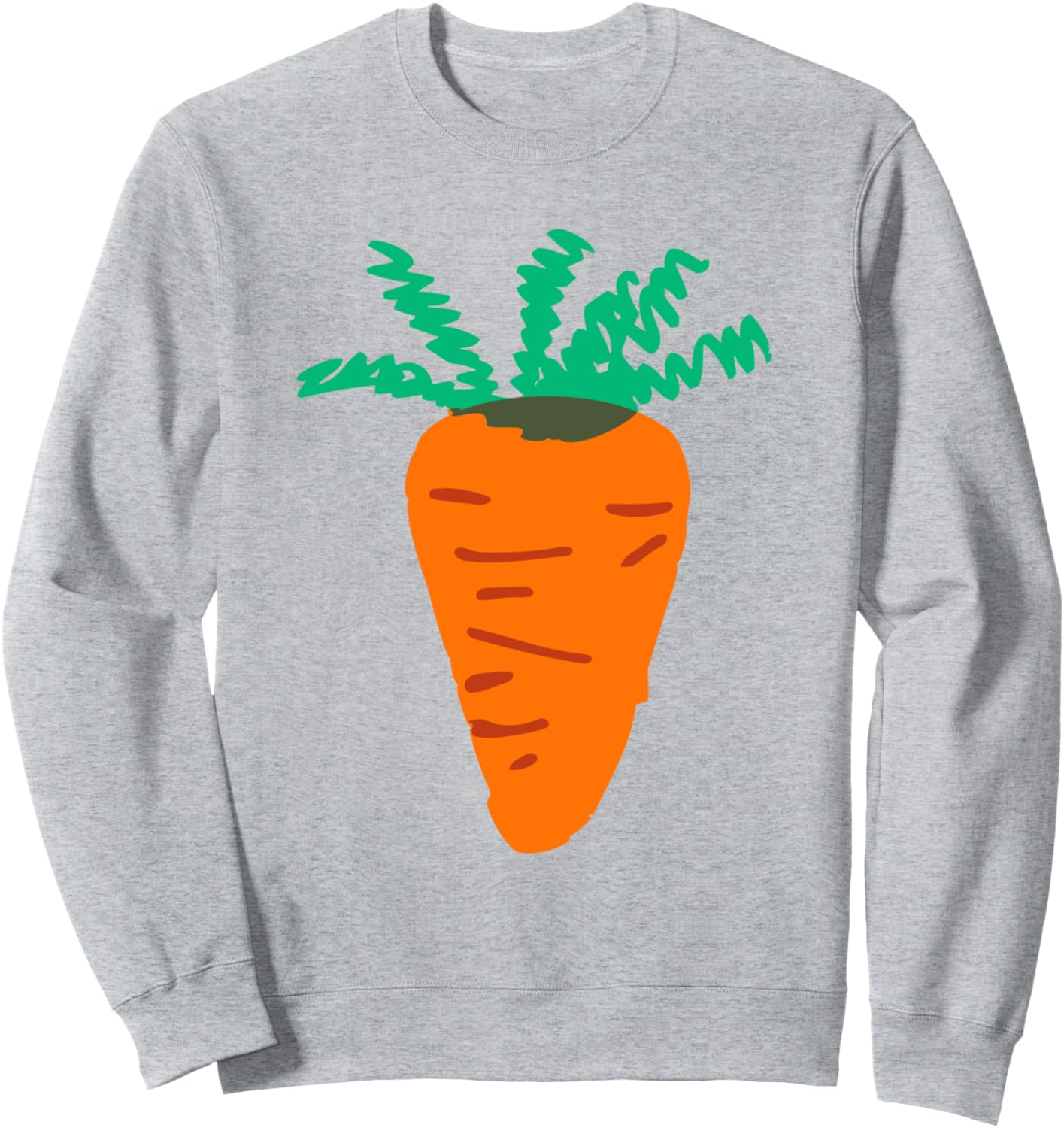 

Толстовка с морковкой Fashion Tees, серый