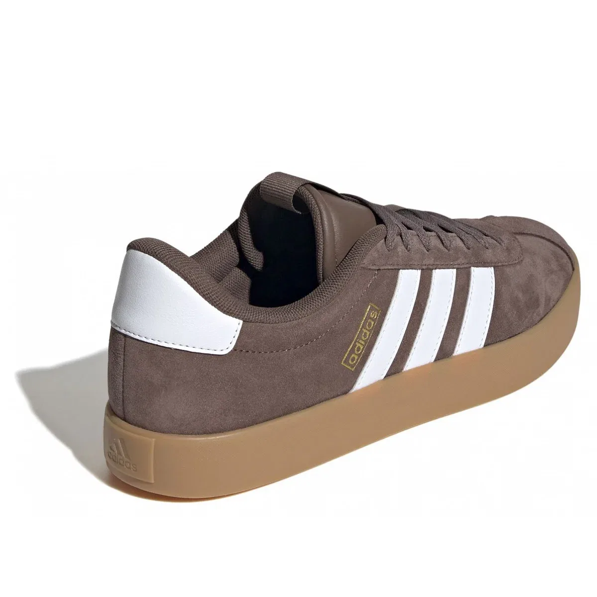 Сникерсы низкие VL Vourt 3.0 Adidas, коричневый — фото 2