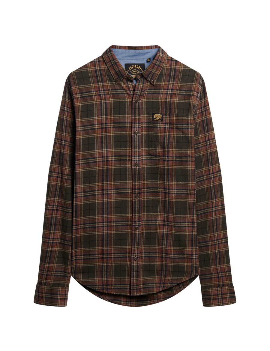 

Рубашка на пуговицах Comfort fit Superdry, Brown