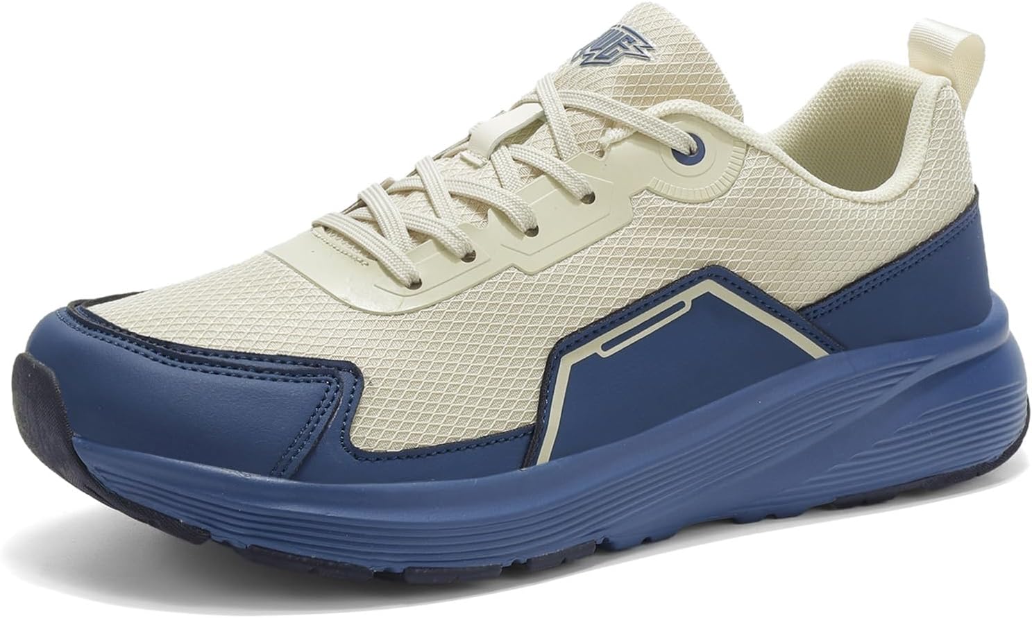 

Мужские широкие спортивные кроссовки с амортизацией, удобные, дышащие и легкие беговые обувь для мужчин Generic, синий