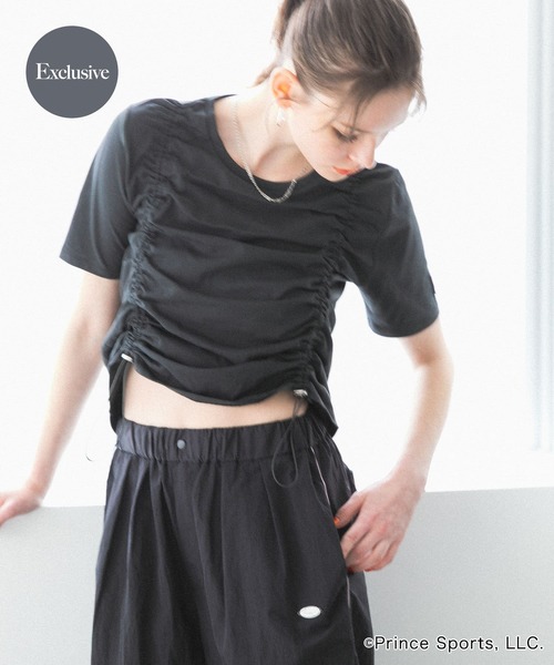 

Топ с завязками, изготовленный на заказ, бренд SENSE OF PLACE by URBAN RESEARCH, цвет угольно-серый