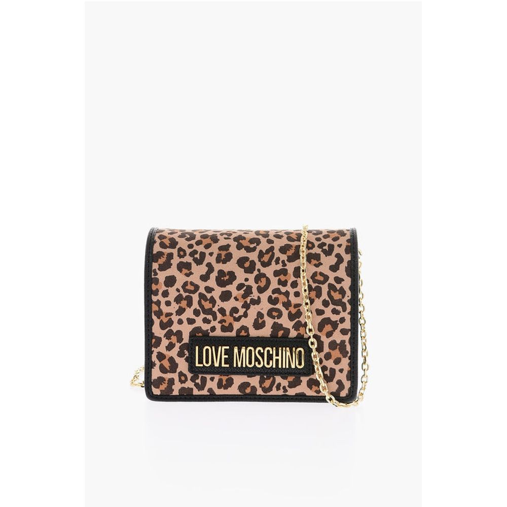 

Мини-сумка-седло LOVE Animal Effect из искусственной кожи POLY Moschino, мультиколор