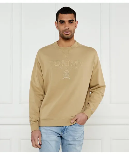 

Толстовка Loose fit Tommy Jeans, бежевый