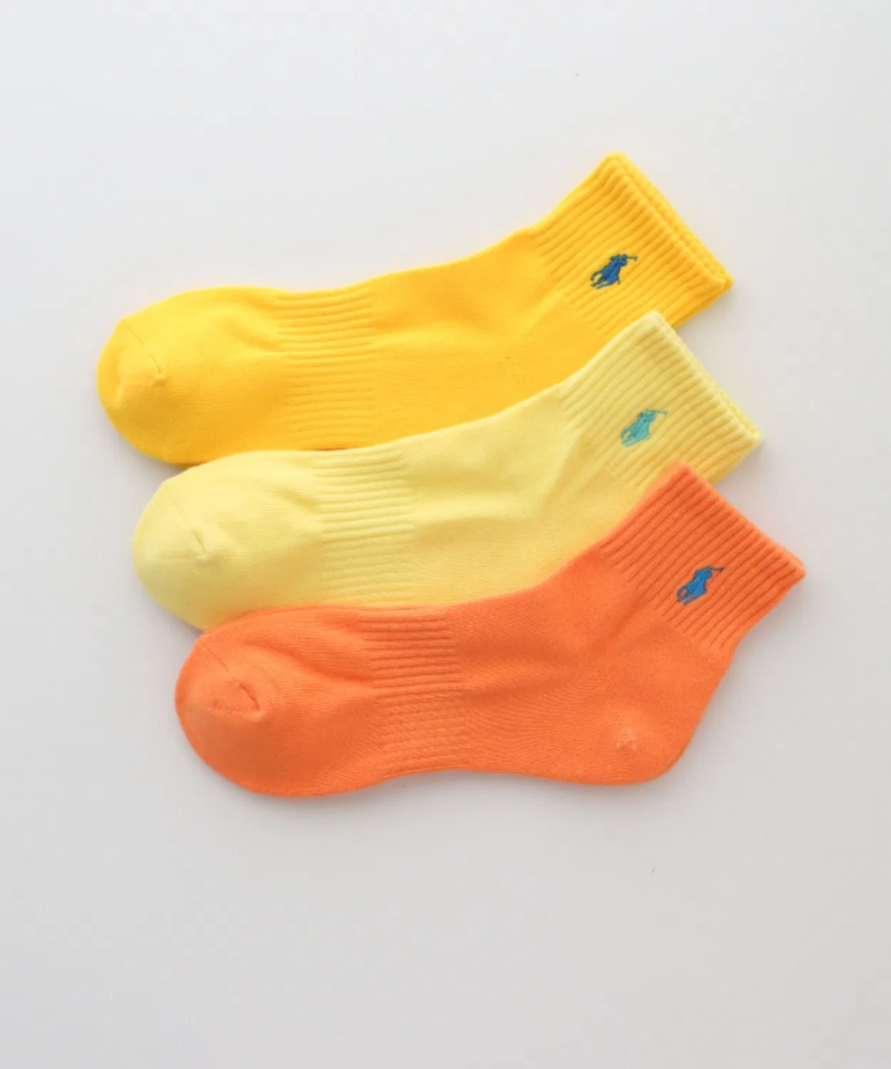 Носки 3 пары Polo Ralph Lauren, хлопок, короткие, жёлтые