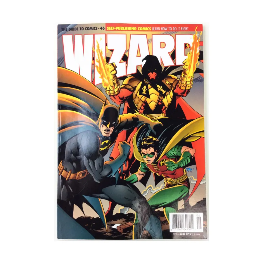 

Журнал #46 "Self-Publishing Comics, Learn How to Do It Right, In the Shadow of the Bat", Wizard Magazine