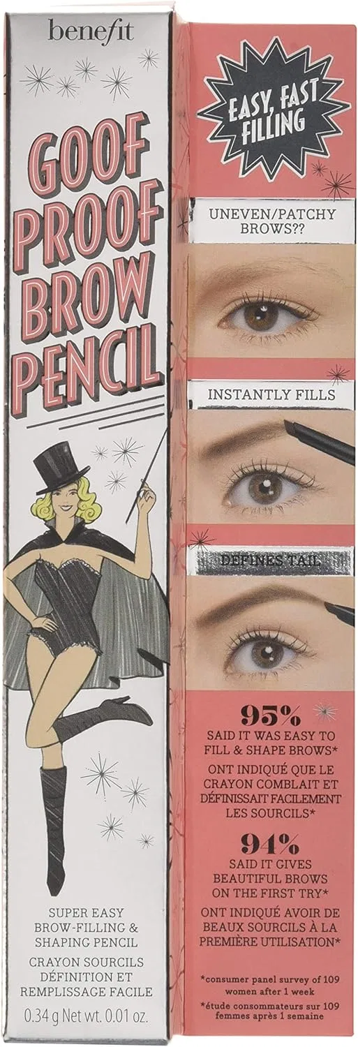Карандаш для бровей Goof Proof Brow Pencil Benefit #4 Medium — фото 2