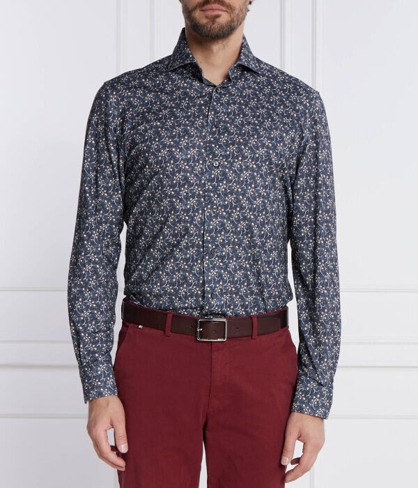 

Рубашка Emanuel Berg Modern Fit, синий