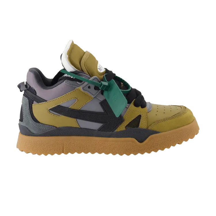 

Кроссовки Off-White Off-White New Sponge Mid 'Military Black', желто-коричневый