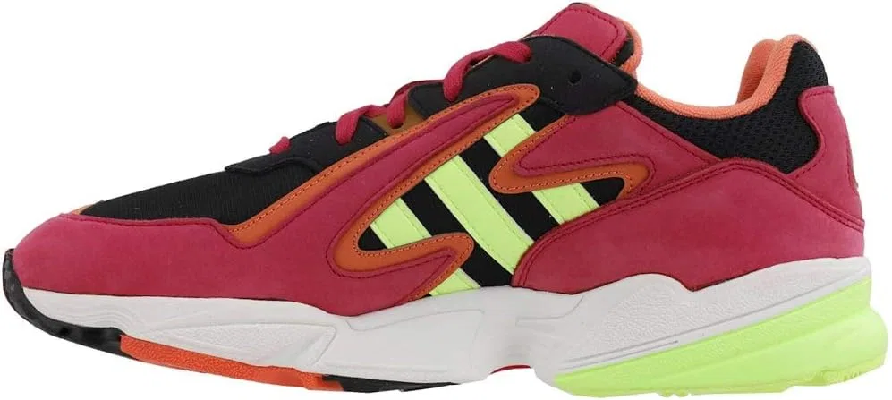 Кроссовки Adidas mens yung-96 chasm, Core Black Hi Res Yellow Energy Pink F17 — фото 3