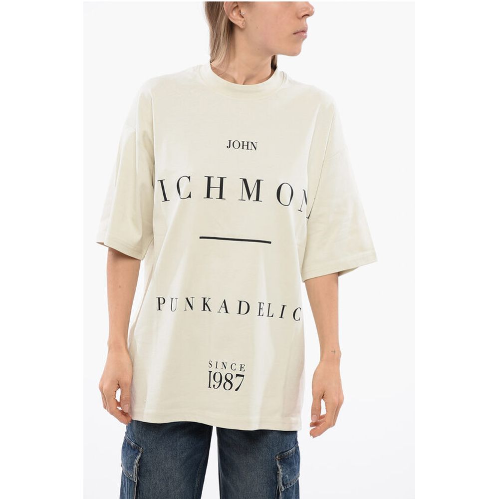 

Футболка PELAC oversize с контрастным принтом John Richmond, Beige