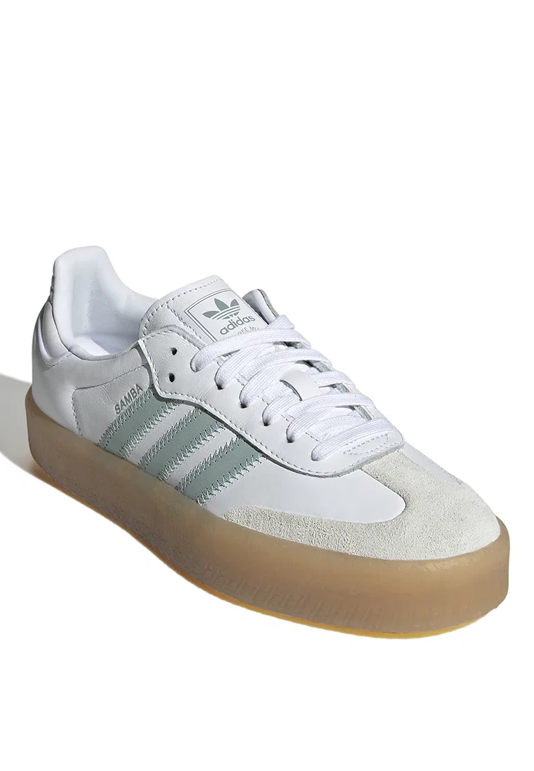Кроссовки мужские, Sambae Adidas, белый/синий — фото 2