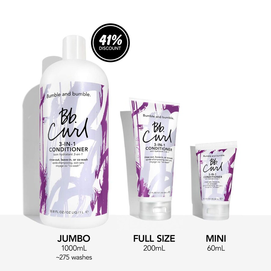 Увлажняющий кондиционер для кудрявых волос 3-в-1 Bumble and bumble, 33.8 oz/1000 mL — фото 2