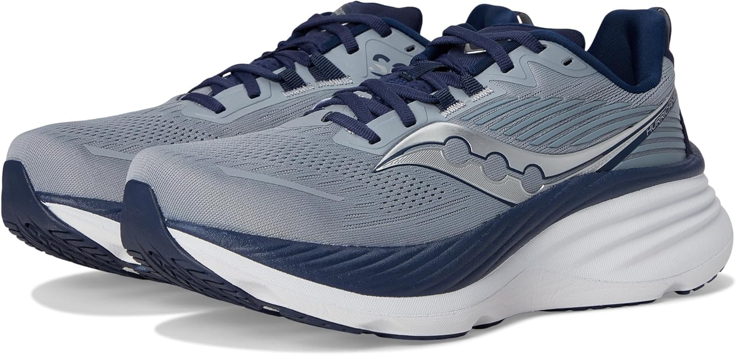 Кроссовки Saucony Hurricane 24 TG. Размер 40.5 EU. Цвет: черный (перечный)