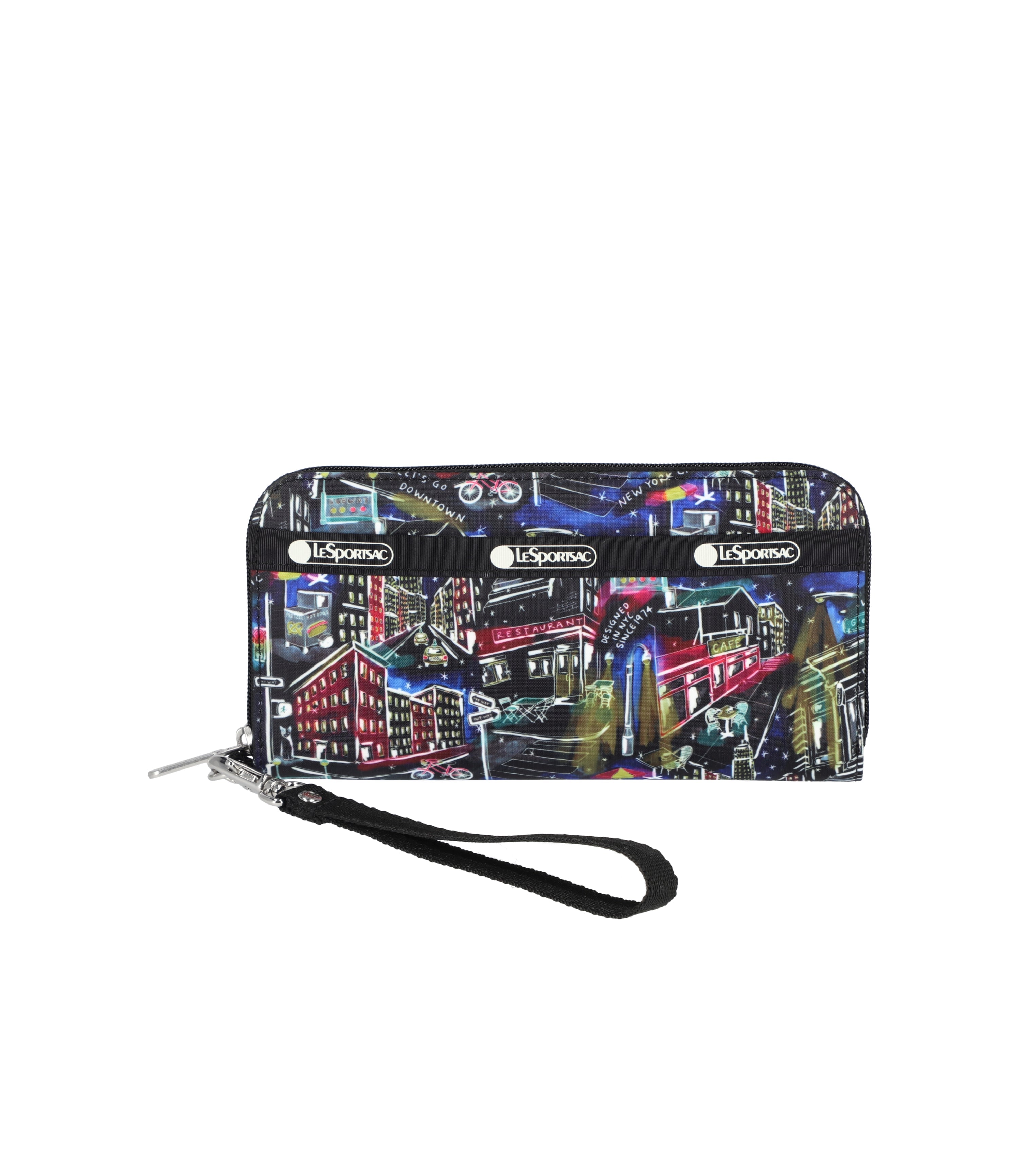 

Технический кошелек-браслет LeSportsac, цвет nyc winter black print