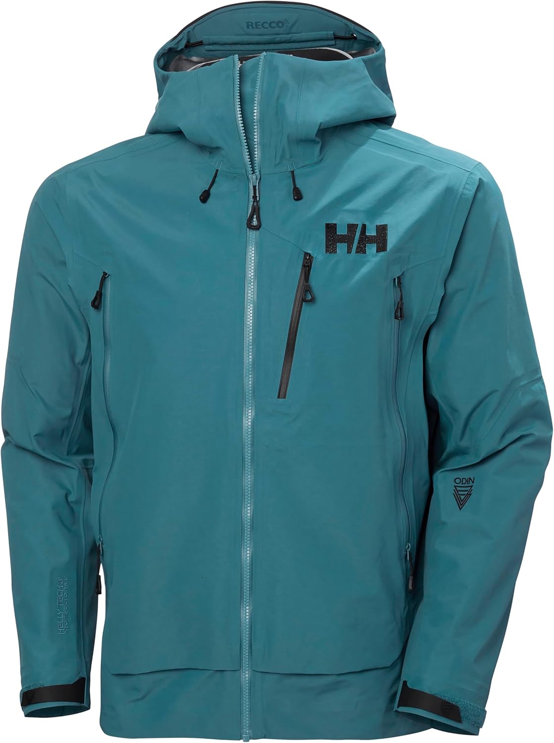 

Куртка Helly-Hansen Odin 9 Worlds 3.0 Shell - мужская, водонепроницаемая, ветрозащитная, дышащая, совместимая со шлемом, из переработанного материала Helly Hansen, 453 Dark Creek