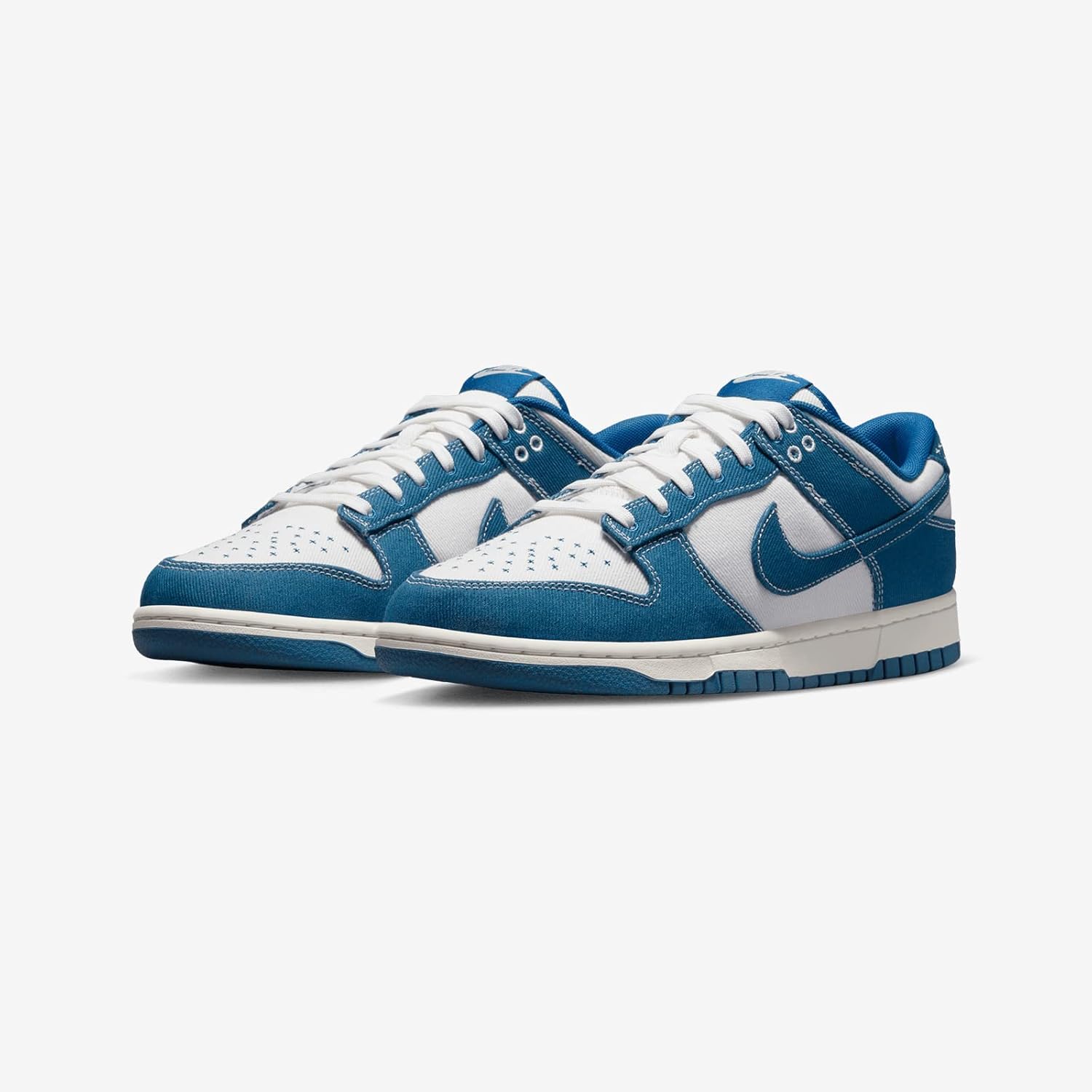 Мужские кроссовки Nike Dunk Low, Summit White Industrial Blue — фото 3