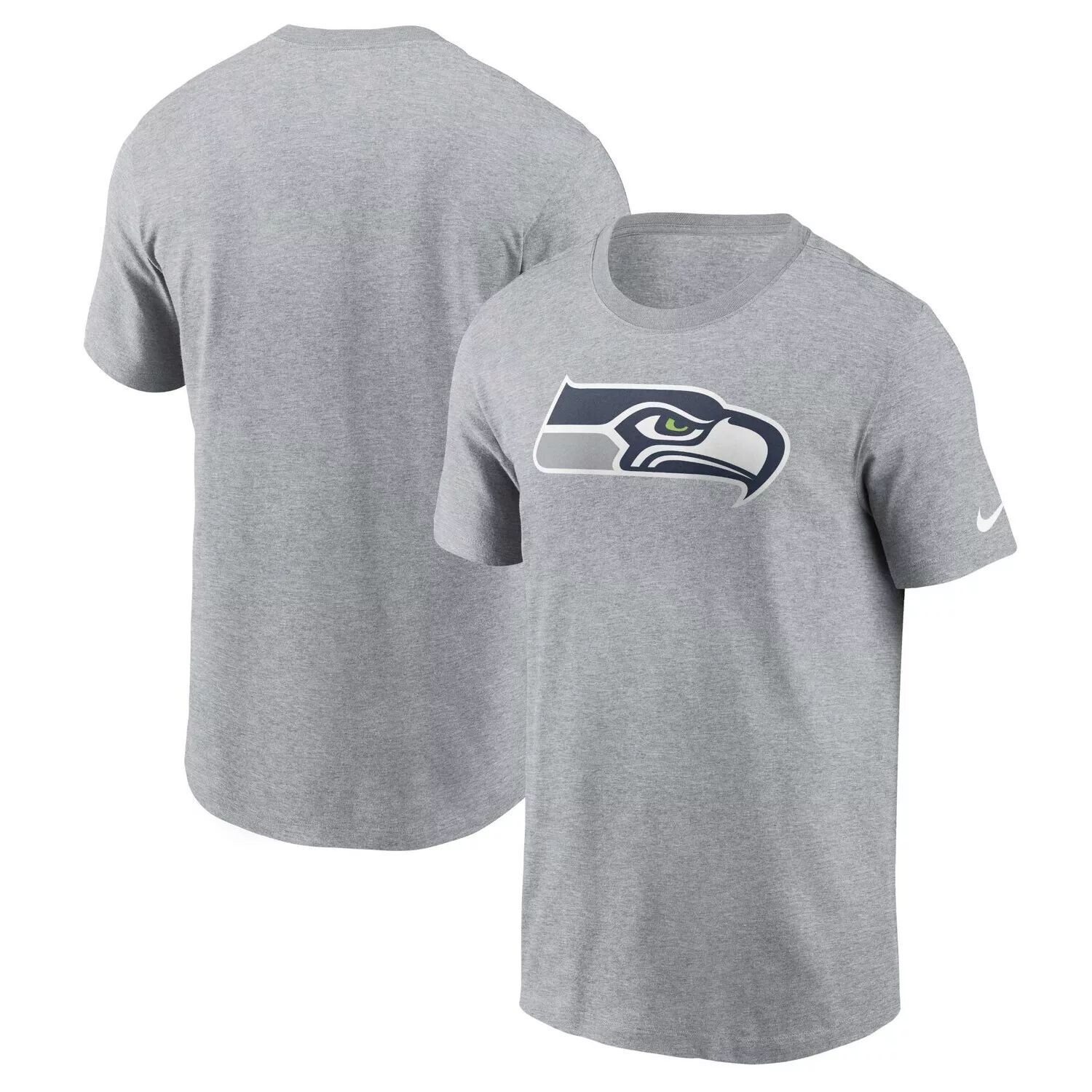 

Мужская серая футболка с логотипом Seattle Seahawks Essential Nike, Серый, Мужская серая футболка с логотипом Seattle Seahawks Essential Nike