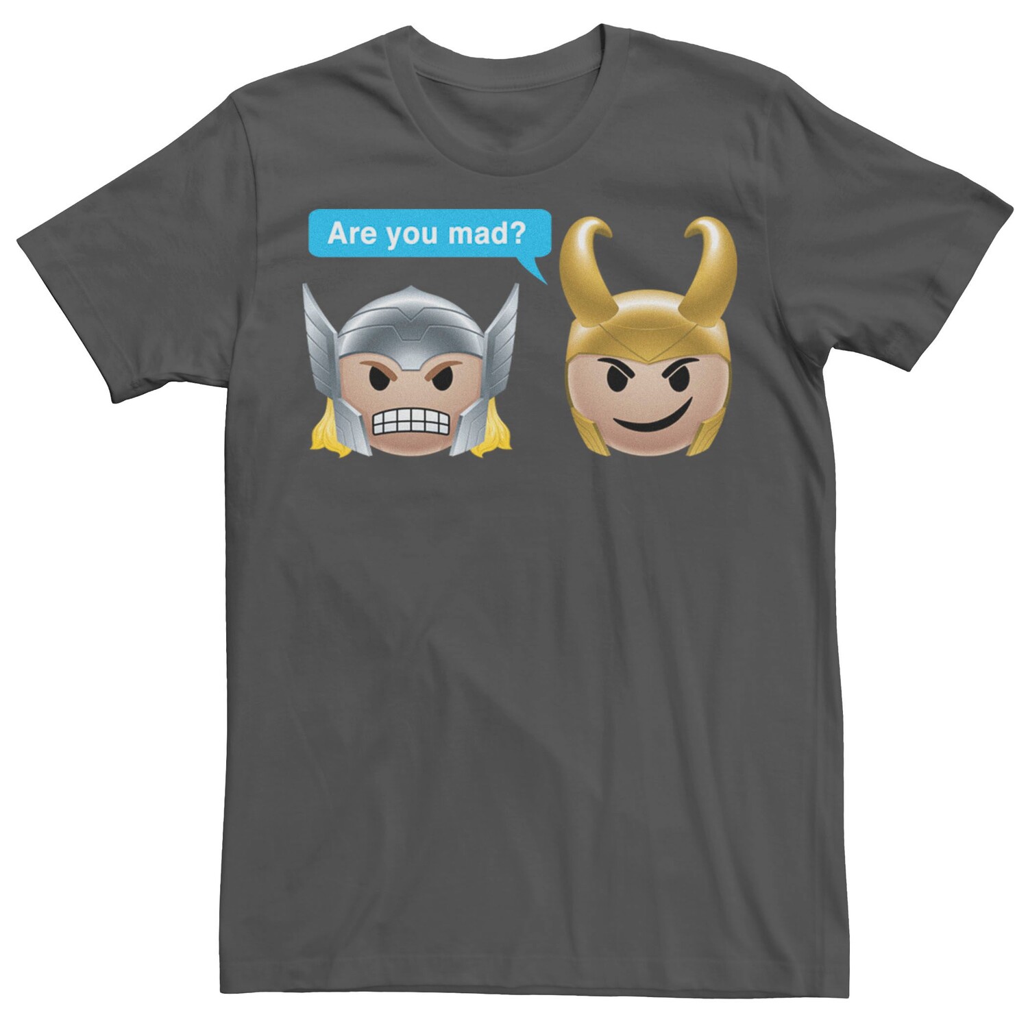 

Мужской Marvel Thor Loki Are You Made Футболка с рисунком эмодзи