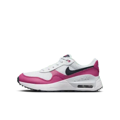

Кроссовки Nike Air Max SYSTM, цвет White/Fierce Pink/Pure Platinum/Obsidian
