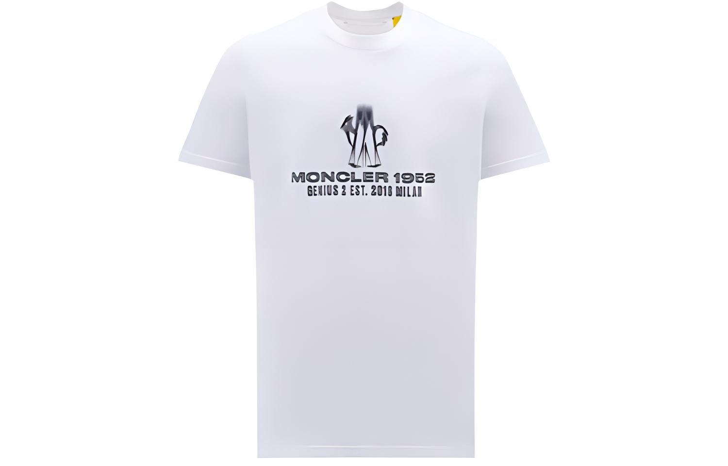 

Moncler Футболка Genius с коротким рукавом «Белая»
