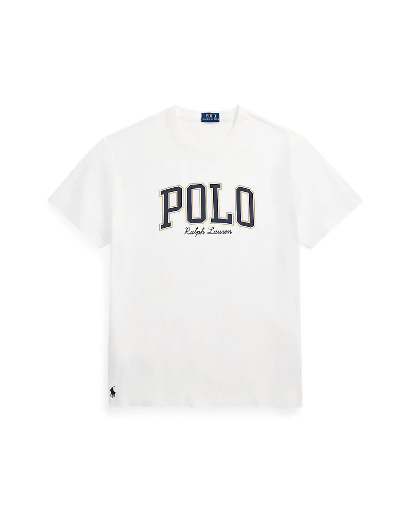 

Футболка Polo Ralph Lauren с логотипом колледжа, белая