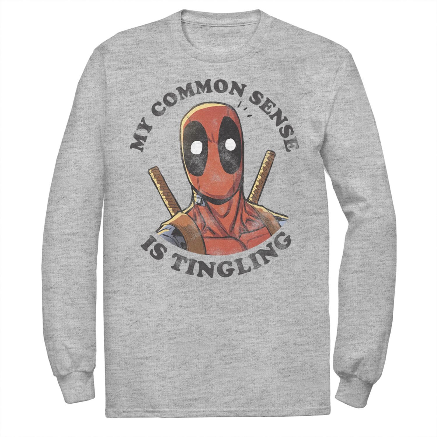 

Мужская футболка Marvel Deadpool Common Sense is Tingling Tee