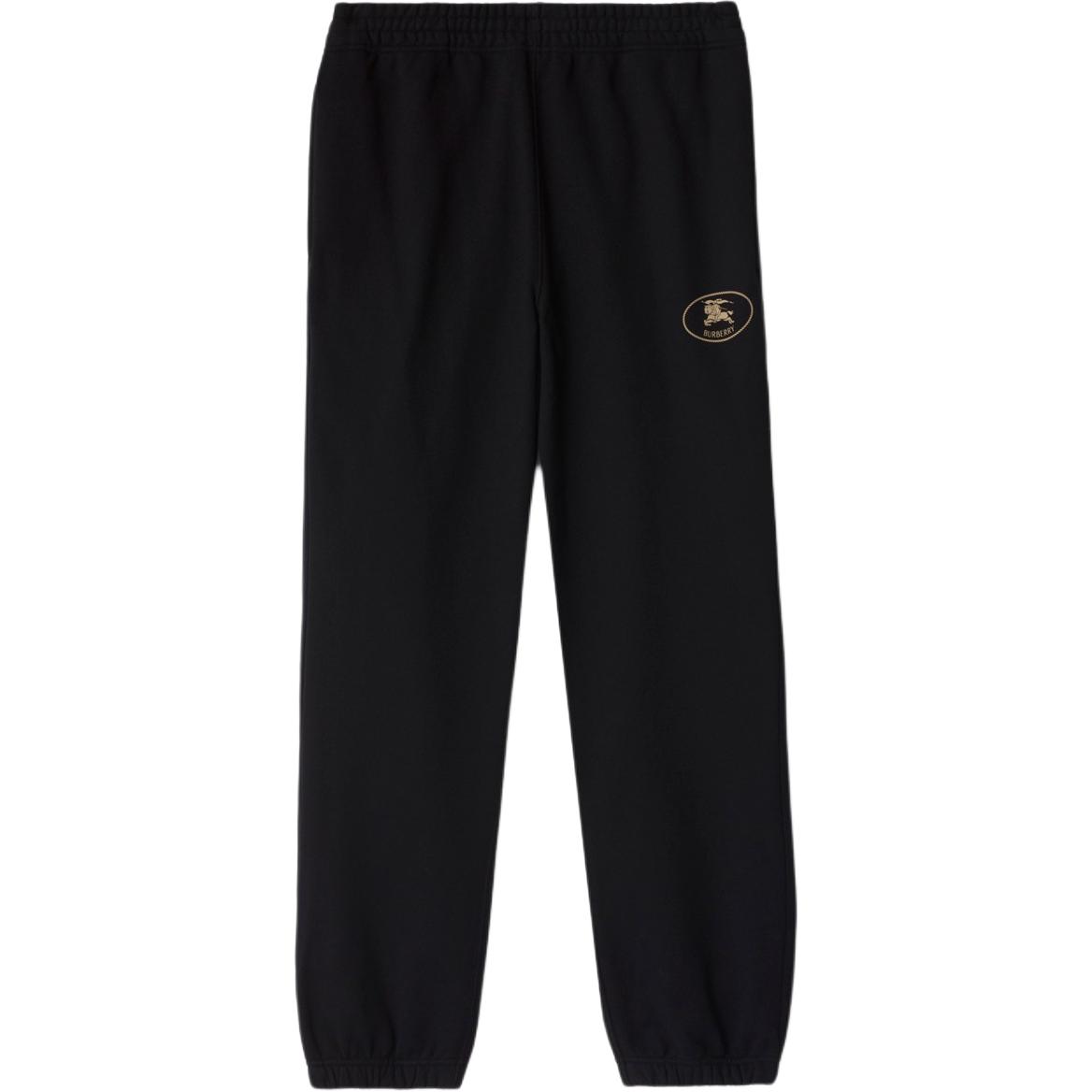 

Хлопковые спортивные штаны knight stamp Burberry, черный