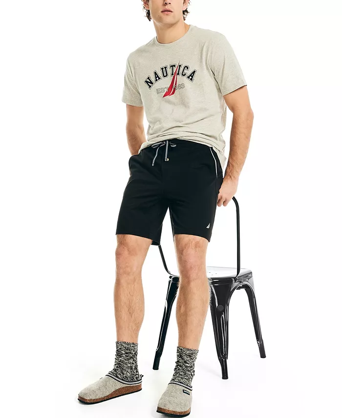 

Вязаные пижамные шорты Nautica, черный