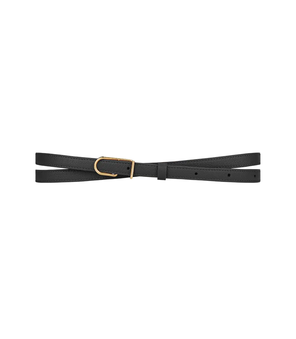 

Ремень Ceinture Fine Umi Edition Noir Grainé