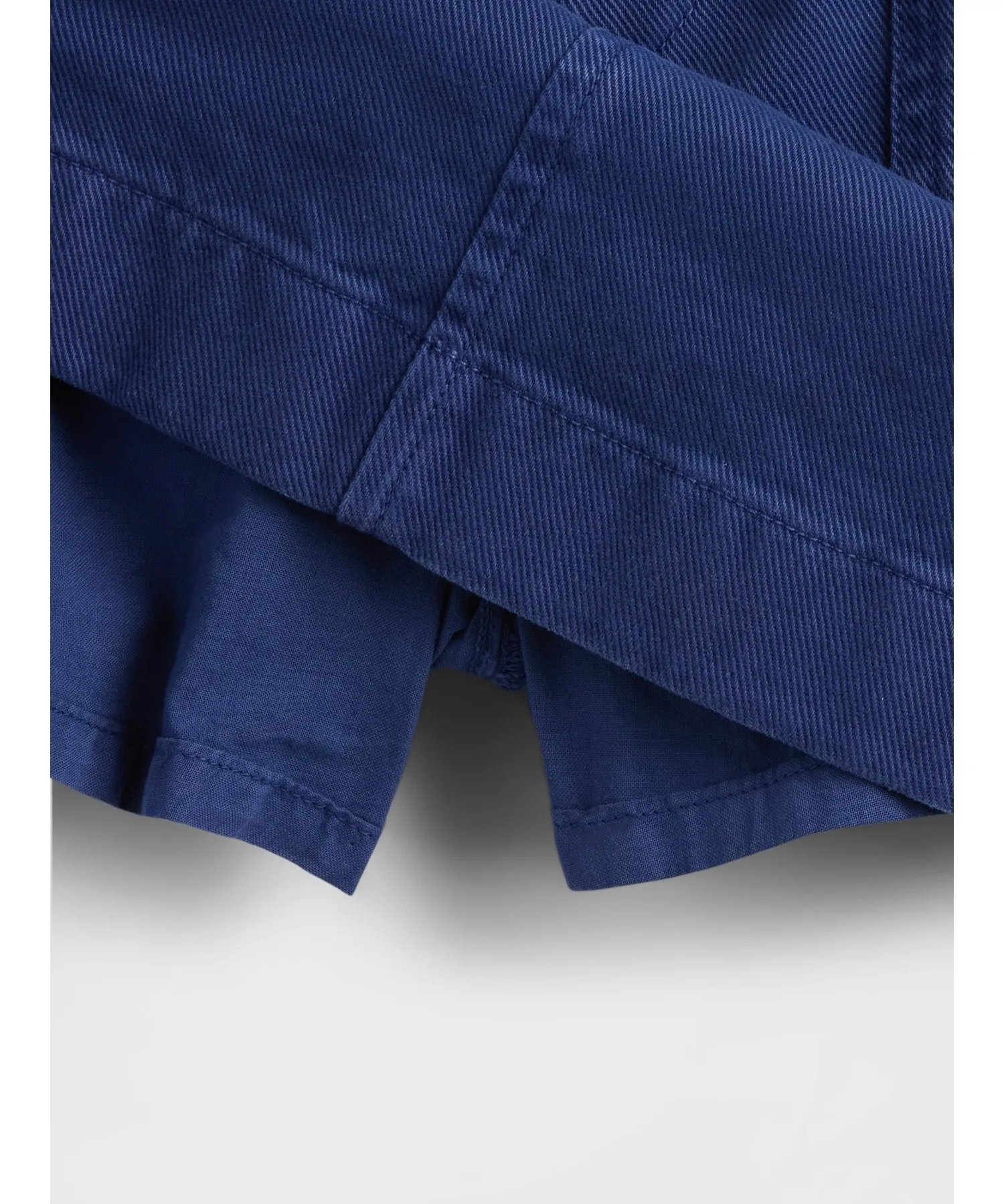 Женская юбка-мини карго Mid-Rise из хлопка GAP синяя — фото 3