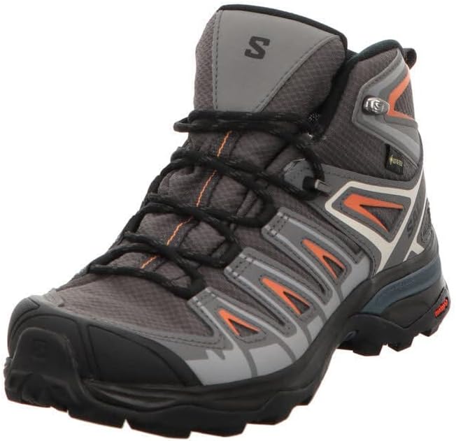 

SALOMON женские треккинговые ботинки X Ultra Pioneer Mid Gore-tex, Magnet Quiet Shade Coral Gold