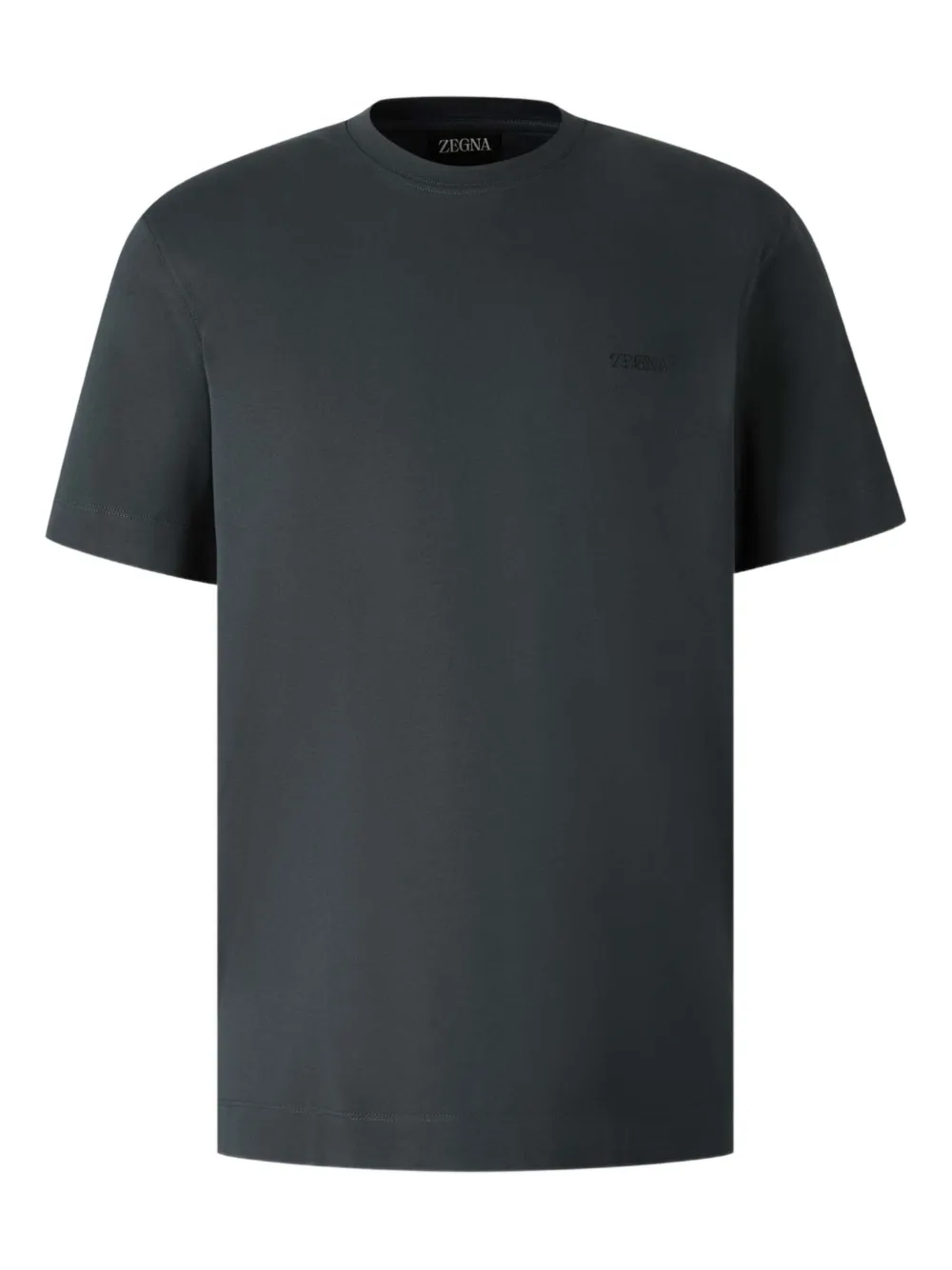 

Хлопковая футболка Zegna, черный