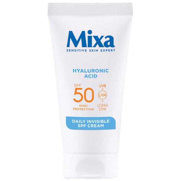 

Увлажняющий крем для лица с spf50 против сухости, 50 мл Mixa Lab