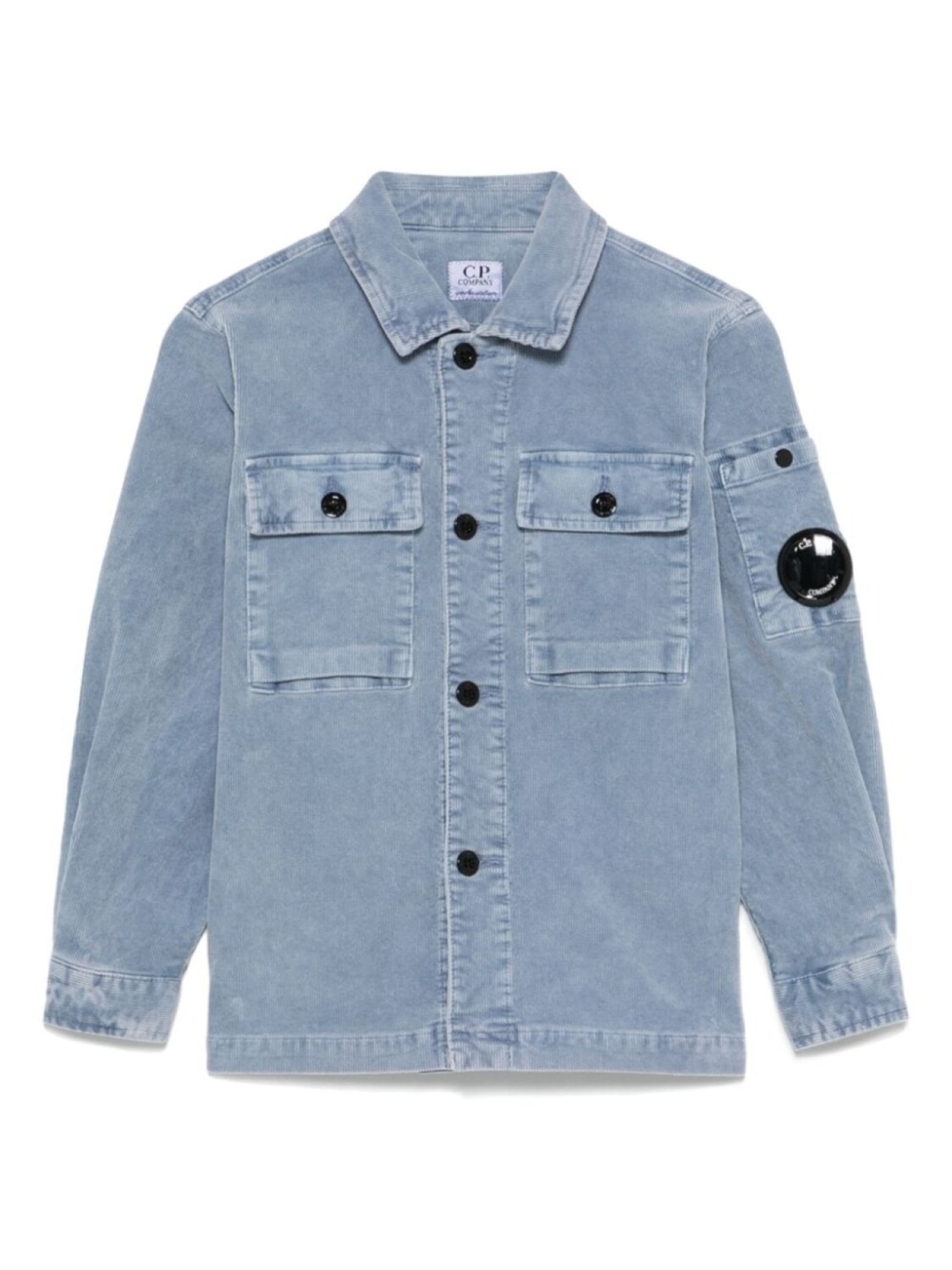 

Детская вельветовая рубашка CP Company C.P. Company Kids, синий