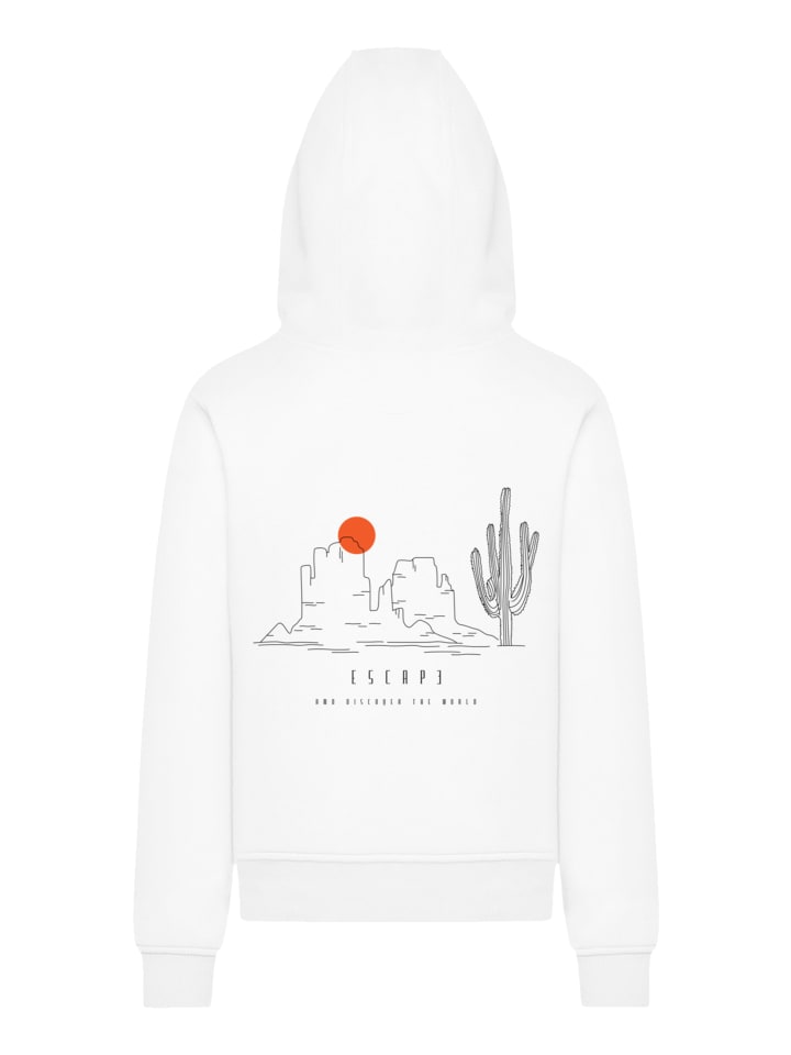 

F4NT4STIC Худи Escape Discover World Savannah белого цвета