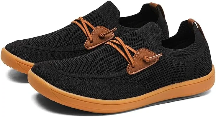 Ботинки повседневные, дышащая сетка, Minimalist Design, Black Brown Soles Abnkarwin — фото 4