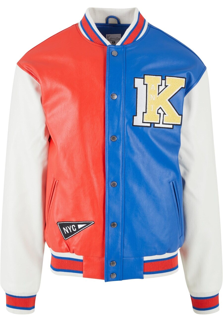 

Кожаная куртка Karl Kani Between-Season Jacket, цвет blue/red