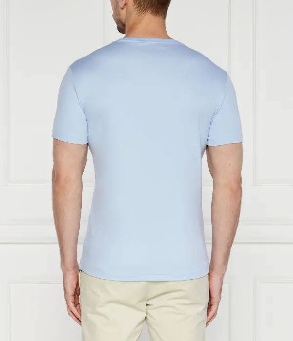Футболка Custom fit Polo Ralph Lauren, синий — фото 4